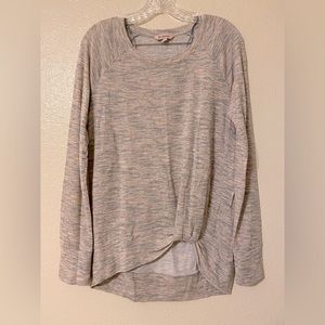 Juicy Couture gray heatherlike long sleeve pink and grey - Large